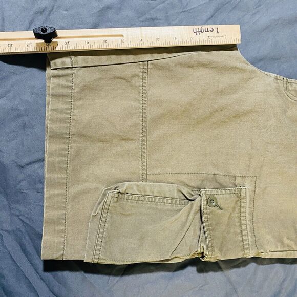 Timberland Cargo Shorts Mens 36 Khaki Military Twill Baggy Army Utility - Picture 7 of 9
